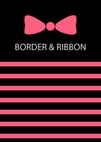 BORDER & RIBBON -Pink Ribbon 12-