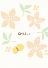 flowers, leaves and butterflies6 Japan