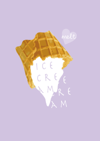 Melting ice cream