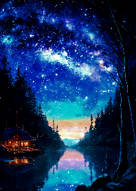 The lake stars