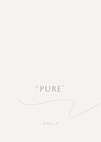 Is PURE * Fog Beige #C3C0LS00