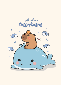 Capybara it's cute happy life
