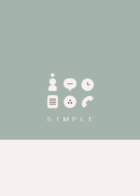 シンプル（beige green))V.177