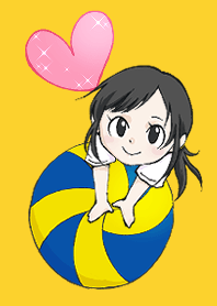 Girl in Volleyball club 04