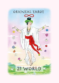 ORIENTAL TAROT 21 WORLD