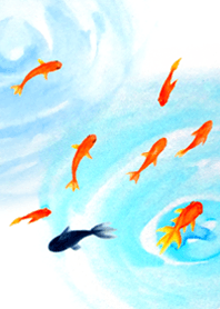 スイスイ金魚