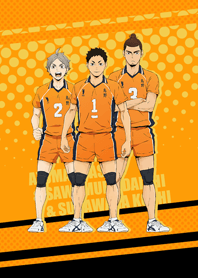 ハイキュー!! 烏野高校 澤村＆東峰＆菅原 - LINE 着せかえ | LINE STORE