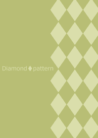 Chic diamond pattern -Pistachio green-