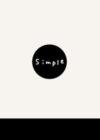 Stylish in cream and black.