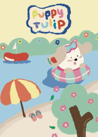 The summer of puppy tulip