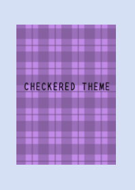 DUSTY PURPLE CHECKERED THEMEj-BLUE GRAY