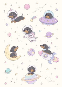 Dachshunds and Space 1 (Pp)
