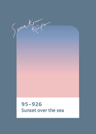 海邊落日