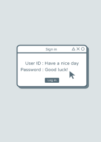 Computer desktop icons.Light grey blue