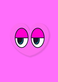 Simple Heart Eye Pink