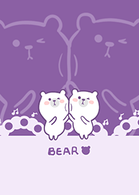 Dancing Bear-Purple (Pu2)