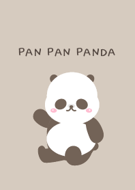 PAN PAN PANDA-gray- from JAPAN