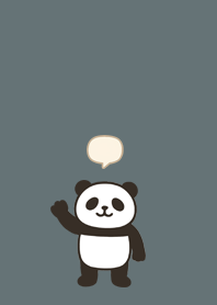 Waving Panda | Smoky Gray#6