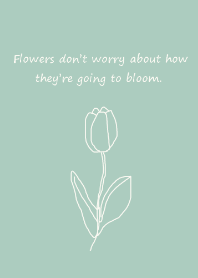 art tulip (ivory green)