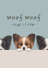 Woof Woof - Papillon - BLUE GRAY