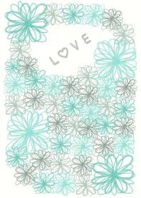 Floral LOVE 8 -watercolor- joc