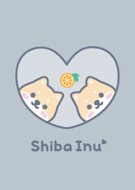 Shiba Inu Orange / Dullness Blue