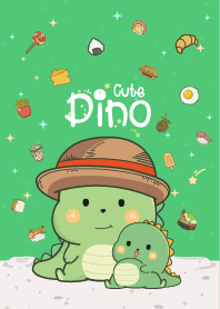 Dino Cute Mini Green Tea