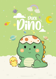 Dino&Duck Friendly Pastel Green