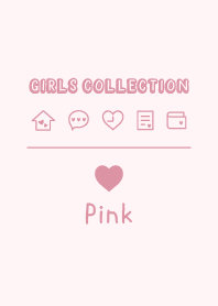 Girls Collection -Heart- Pink