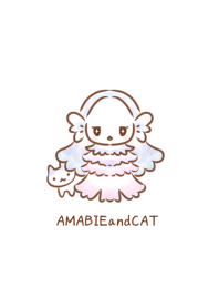 Amabie and cat Theme