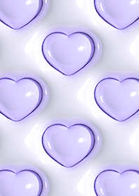 soft purple heart theme