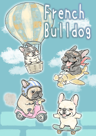 French bulldog fun holiday