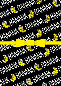 バナナ-黄色リボン-