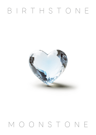 BIRTHSTONE * June * Moonstone * White