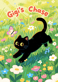 จีจี้วิ่งไล่ผีเสื้อ