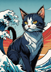 Lautan Kucing Ukiyo-e 103