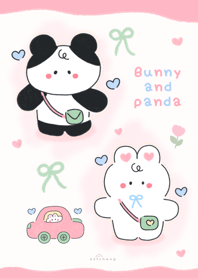 Bunny and panda :) :) :) :) :) :)