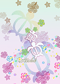 運気があがる★ハワイ＊ALOHA+322 ピンク