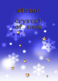 Winter(Crystal of snow)