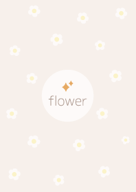 花 <閃光> 淺褐色的.