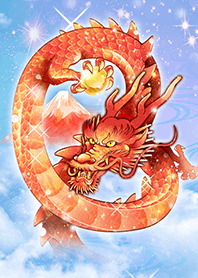 金運財運勝負運を上昇【赤富士紅龍】