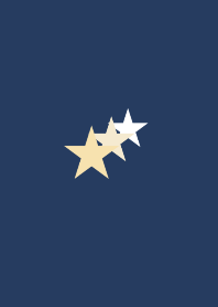 ♥ペア♥Beige & navy & star