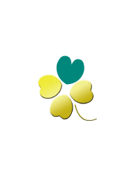 Clover of money luck and healthy luck