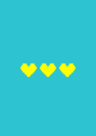 tiny pixel art heart(green26)