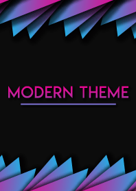 Modern Theme black and colorful
