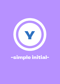 simple initial-Y- THEME 54