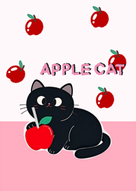 My Cat & Apples-pink