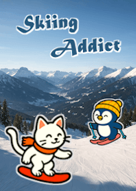 Animal<Skiing Addict>_Blue