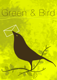 緑と小鳥