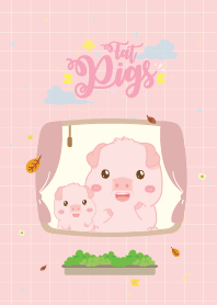 Fat Pigs Feel Good Pastel Pink
